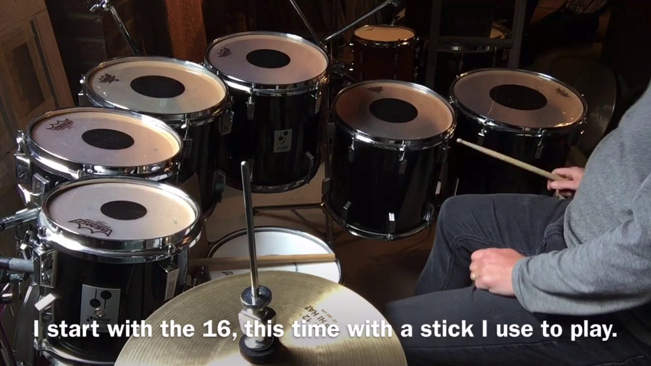 Speed Drum Tuning Multiple Tom setups YouTube