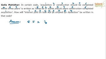 Coding and Decoding | Additional Example - 5 | Reasoning Ability | TalentSprint Aptitude Prep
