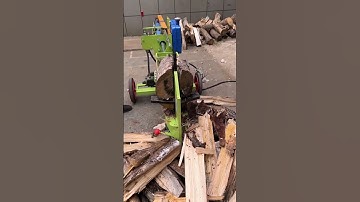 Wood splitting process #machine #trending #viralvideo #shorts
