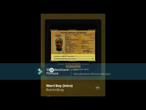 WARRI BOY INTRO  BUTCH OF JMG
