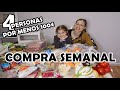 🛒 COMPRA SEMANAL MERCADONA🛒 4 personas por menos de 100€🤑