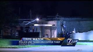 Suspected copper thief caught in Council Bluffs