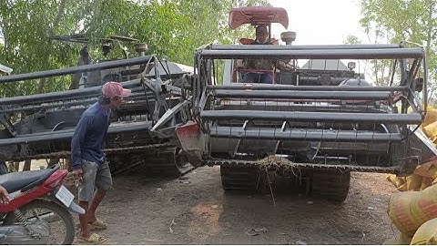 máy cắt 70 độ cắt lúa ô em 18 miền núi công 360K tập82 #maibangtv