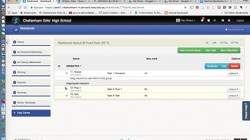 Lesson 3 - (Sentral Markbook) Adding Tasks to Sentral Markbook