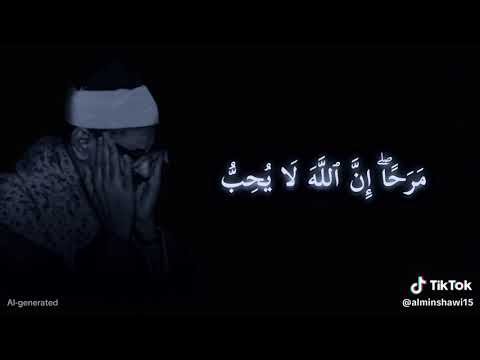 ولا تمش في الأرض مرحا محمد صديق المنشاوي 