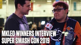 MKLeo on winning two titles in two weeks at Evo and Super Smash Con | Super Smash Con 2019