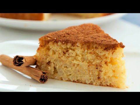 Tarta de arroz con almendras