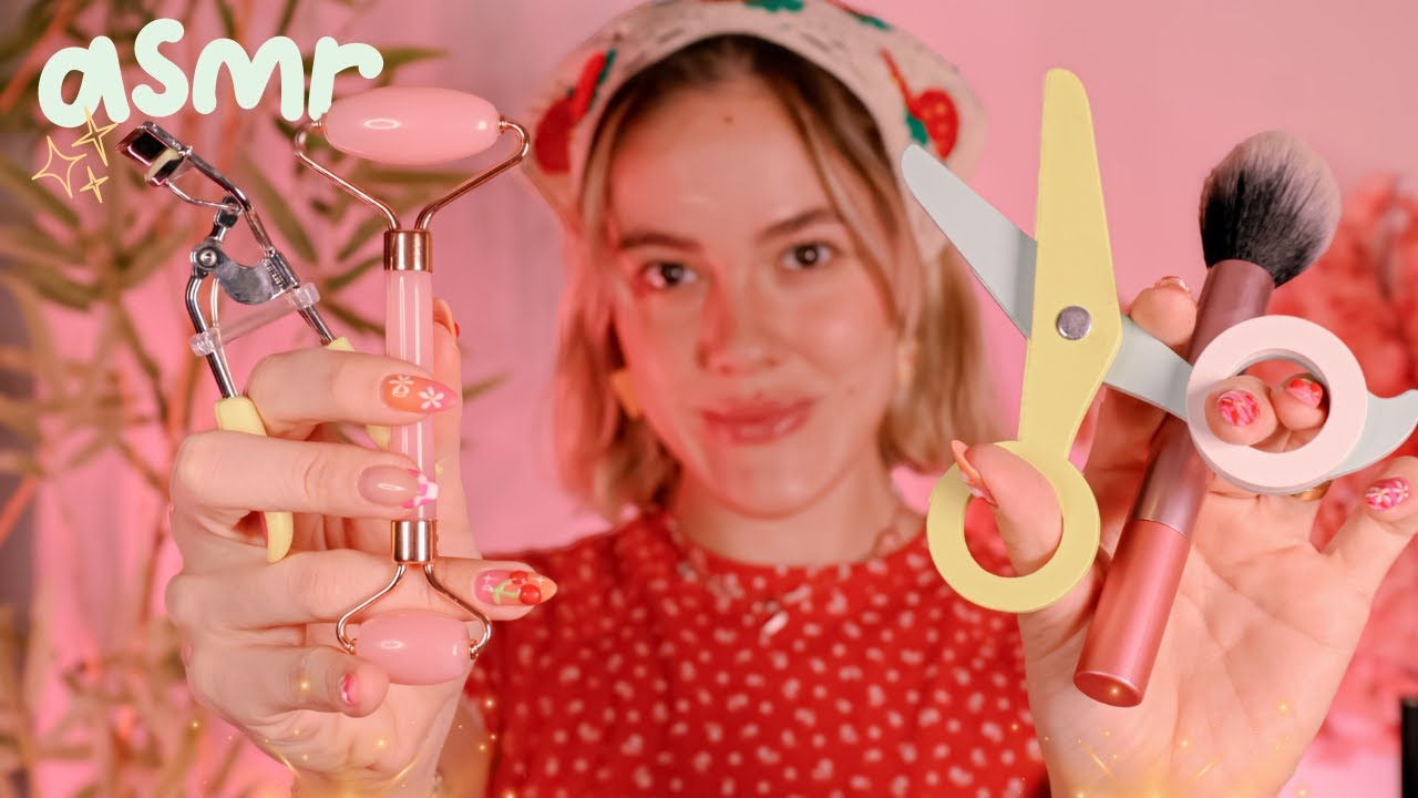 ASMR VÁRIOS ROLEPLAYS | Cabeleireira, Esteticista e Maquiadora 🌙🌿