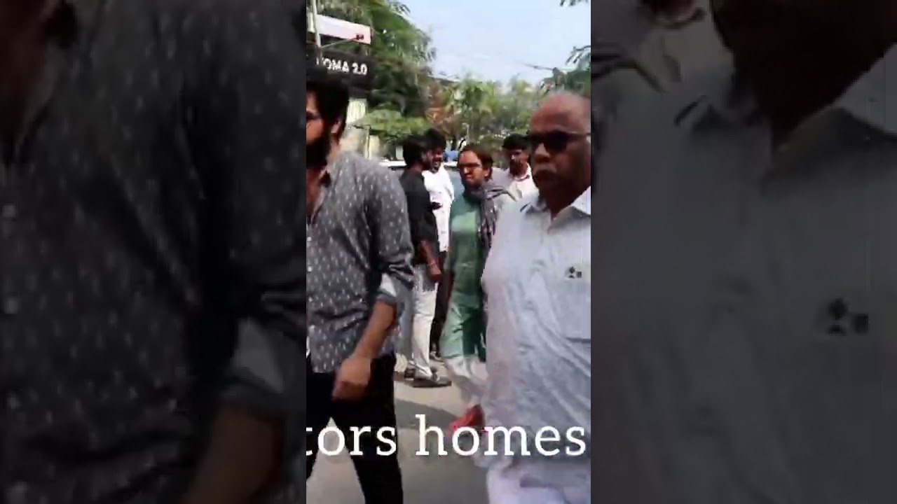 at superstar Krishna home