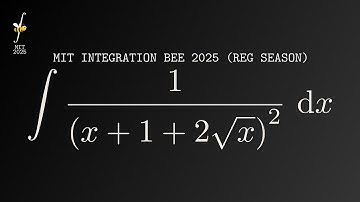 MIT Integration Bee 2025 Regular Season Q01: Integral of a Rational Function