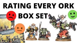 Rating EVERY Warhammer 40K Orks Box Set - Every Ork Codex Kit Reviewed!