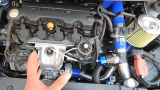 Honda Civic R18 Turbo DIY Turbo Intake Installation!