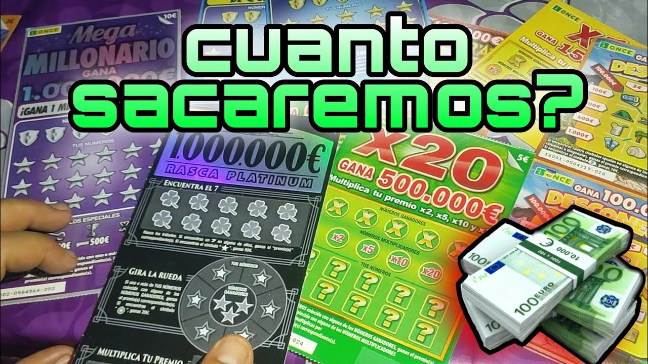 Cuanto ganamos con los rascas de la ONCE !? Cual es tu preferido??