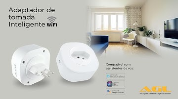 ADAPTADOR DE TOMADA WIFI INTELIGENTE COM ALEXA, GOOGLE e SIRI