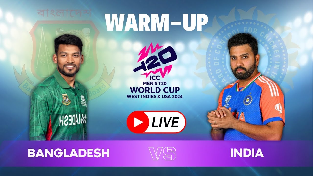 IND Vs BAN Live, Warmup Match Live Score & Commentary India vs