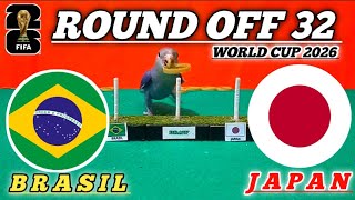 BRASIL VS JAPAN || ROUND OFF 32 FIFA WORLD CUP 2026 || SCORE PREDICTIONS