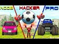 NOOB vs PRO vs HACKER crashes #9 - Beamng drive