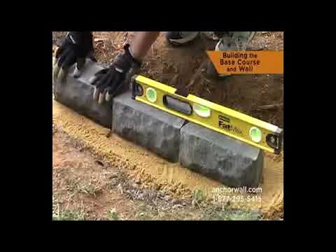 How To Anchor A Small Retaining Wall