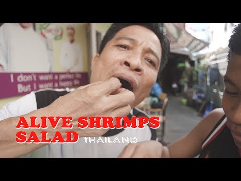 Video: Saladi Ya Kituruki Ya Thai Na Shrimps Na Embe