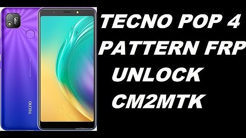 Tecno pop 4 reset cm2