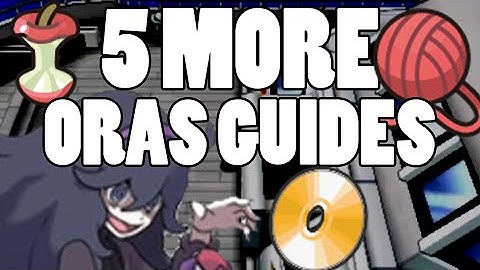 5 MORE ORAS Guides - Leftovers and Destiny Knot Location, TM 80 Rockslide, GTS Trick, and Ghost Girl