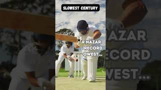 Mudassar Nazar holds the record for the slowest... #cricket #weird #record #viral #shorts