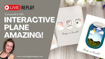 LIVE Card Making with Mindy : Concord & 9th Plane Amazing + Giveaway!