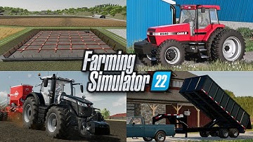New Mods! Case 8900, Buildable Feedlot, & Gooseneck Trailer! (18 Mods) | Farming Simulator 22