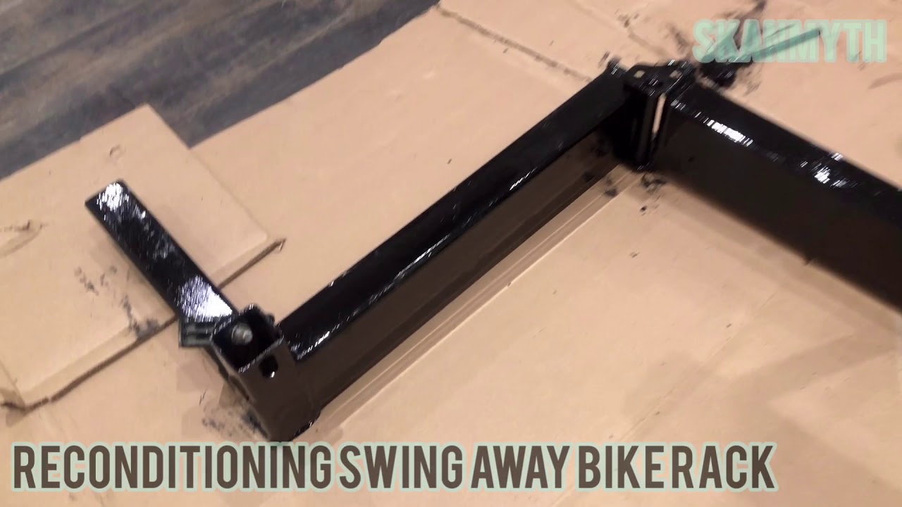 Reconditioning Swing Away Bike Rack YouTube