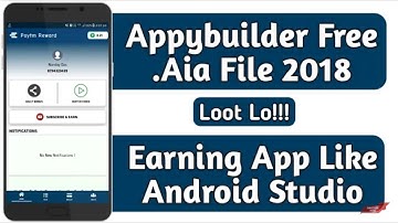 AppyBuilder New Highquality Earning App aia. file || #Per Day 20$ || Download Now