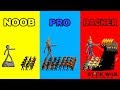 STICK WAR LEGACY - NOOB VS PRO VS HACKER