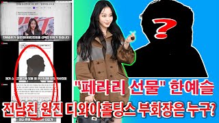 한예슬은 디와이홀딩스 원진 부사장과의 과거 관계를 인정했다. 이 신비한 남자는 정말로 누구입니까 한예슬 가세연 폭로 정면돌파 후 ♥류성재와 제주도 여행