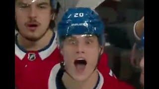 Slafkovsky Does Shane Wright Stare Down After 1st NHL Goal