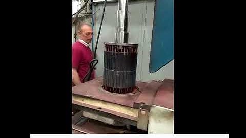 Motor end ring rotor induction brazing machine-  Induction brazing machine for short-circuit rings