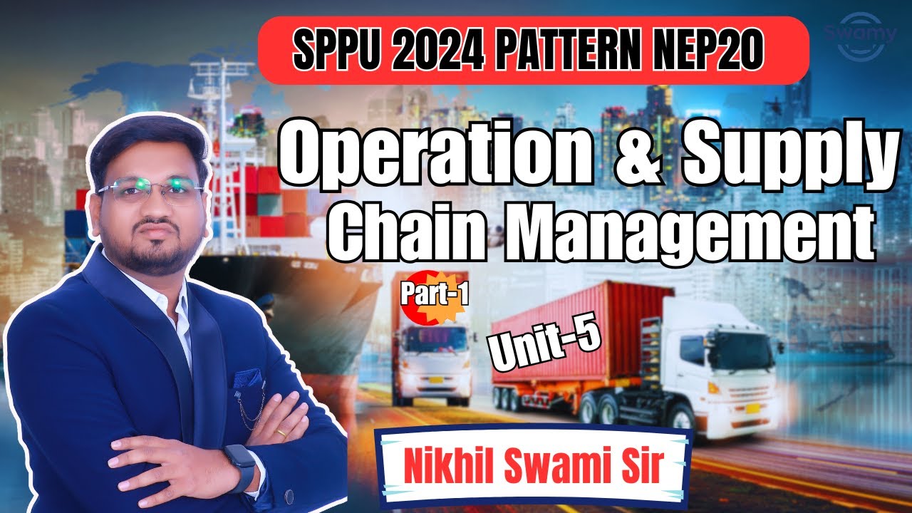 Operations and Supply Chain Management (OSCM) IMP- MBA Sem 2 | SPPU 2025| Marathi | Nikhil Swami Sir