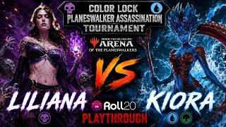 Liliana vs Kiora | Color Lock Planeswalker Assassination Tournament | Roll20 Match