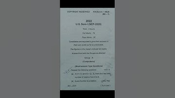 Sem-1 MJ-1 Mathematics Question Paper skmu university 2022 #skmu