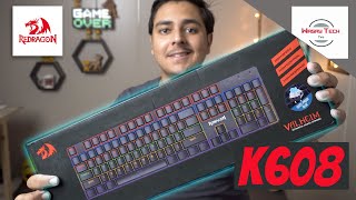Redragon K608 Valheim Rainbow Gaming Keyboard Unboxing 