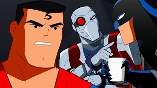 Супергерои Justice League Action Россия Плохой коп против Бэтмена Серия 4