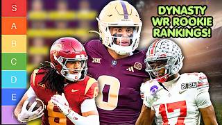 Rookie Wide Receiver Rankings for 2026 Dynasty Rookie Drafts!