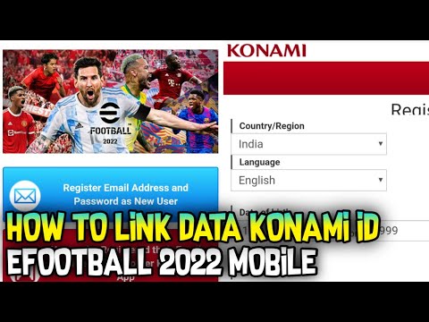 How To Register Konami Id eFootball 2022 Mobile