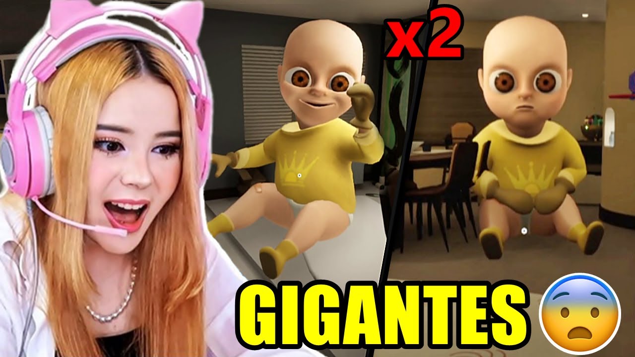 Soy NIÑERA de GEMELOS Demonios GIGANTES en The baby in yellow 😨 Criss Huera