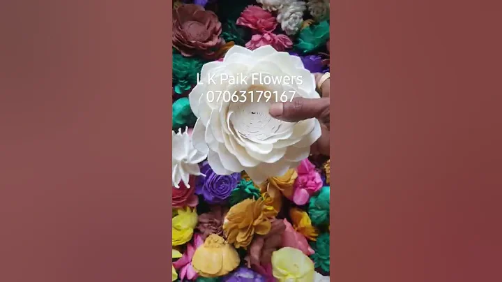 Diy home decor, sola wood garland, sola flowers, eco friendly solawood decor, wedding, anniversary.