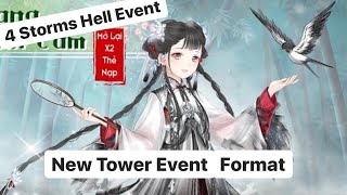 Love Nikki SPOILERS - 4 STORMS Hell Event VERY DIFFICULT Tower Event 90% Accuracy Tutorial