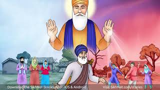 ... mardana doesn't understand why guru nanak would bless both the
mean people of one