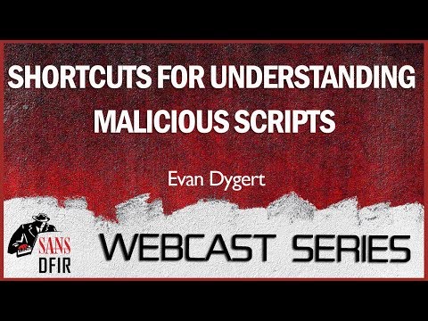 Shortcuts for Understanding Malicious Scripts