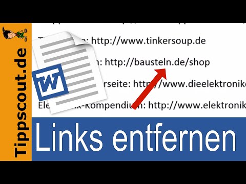 Video: So Entfernen Sie Einen Link Aus Einem Journal