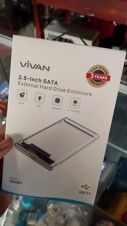 EXTERNAL HARD DRIVE LV 'JANGAN SAMPAI KEHABISAN' 😊🙏 #hardisk #vivan #usb3.0 #fypage #eydcom
