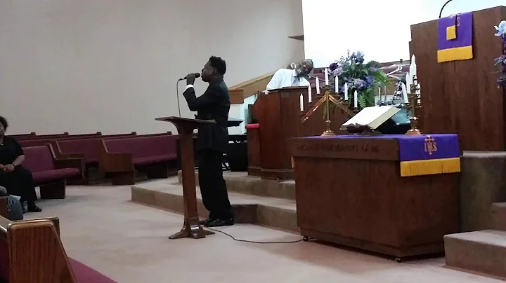 Elder Ronnie Crenshaw Singing Engagement