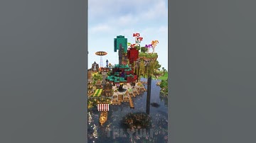 Nether Sky Island #minecraft #shorts